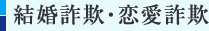 結婚詐欺・恋愛詐欺